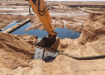 احتواء كمية النفط المتسربة بمنطقة البعاج ولاية الوادي