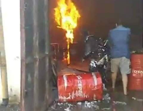 وفاة المصاب في حريق محطة بنزين أحمر العين بتيبازة