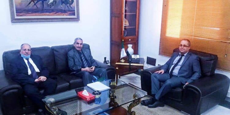 وزير البريد يستقبل غلام الله وصالح بلعيد