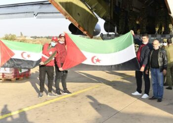 شحن 60 طنا من المساعدات الإنسانية لفائدة الشعب الصحراوي