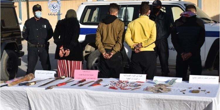 أمن بسكرة يفكك جمعية أشرار