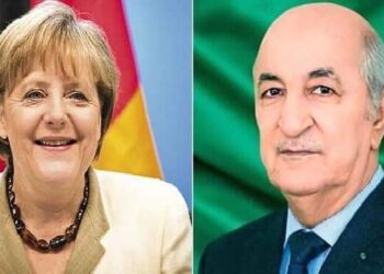 رئيس الجمهورية يتلقى مكالمة هاتفية من المستشارة الألمانية ميركل