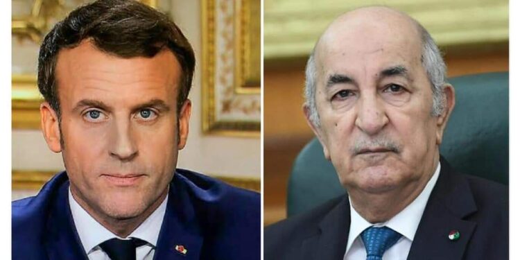 الرئيس تبون يتلقى مكالمة هاتفية من ماكرون