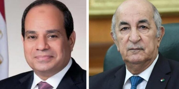 الرئيس تبون يتلقى اتصالا هاتفيا من نظيره المصري