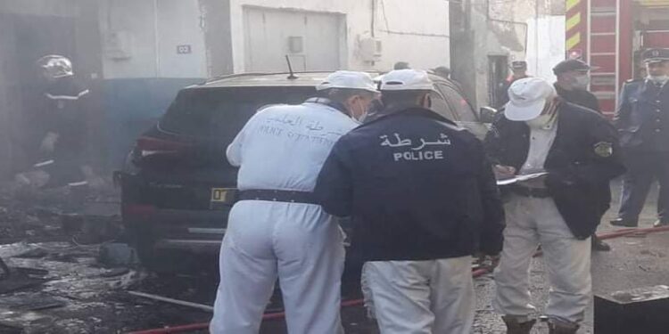وفاة شخصين إثر حريق منزل في البويرة