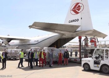 الجالية ترسل 24 طنا من المساعدات الطبية