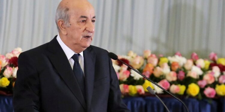 رئيس الجمهورية عبد المجيد تبون يلقي خطابا للأمة