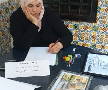 الفنانة التشكيلية دويب مريم: “قلم الرصاص من اكتشفني”