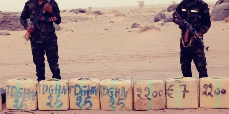 الجيش الصحراوي يحجز كمية ضخمة من المخدرات المغربية
