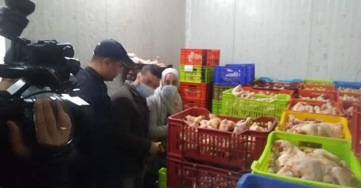 حجز أطنان من الدجاج ببشار