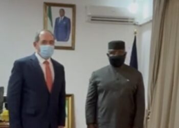 وزير الخارجية يتباحث مع رئيس السيراليون