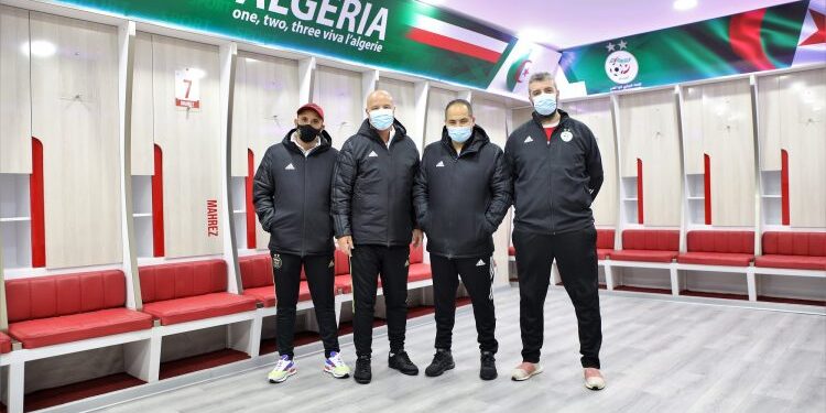 الطاقم الطبي لـ”الخضر” يزور ملعب مصطفى تشاكر
