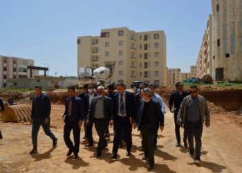 معاينة مشروع 1000 سكن رفقة المستفيدين في خنشلة