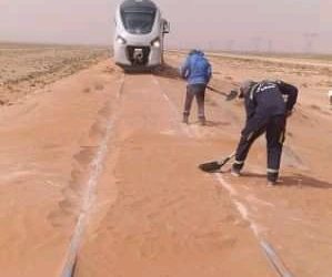 قطار بشار وهران يتوقف