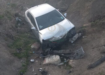 طريق مغلق بسبب حادث مرور