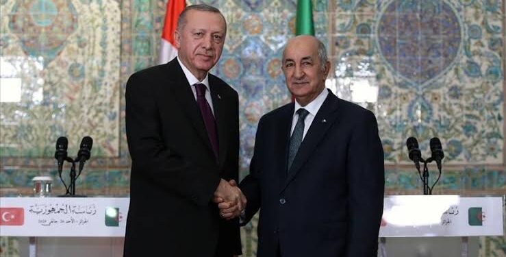 الرئيس تبون يتباحث مع أردوغان تطورات الوضع في الأراضي المحتلة