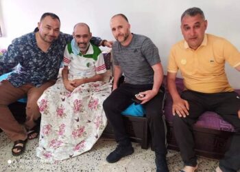 بلماضي يزور رضوان عريف ببيته العائلي