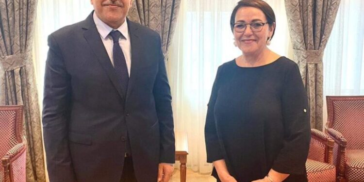الوزير الأول يستقبل الفنانة بهية راشدي