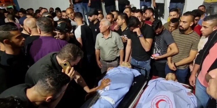 استشهاد ثلاثة فلسطينيين في جنين
