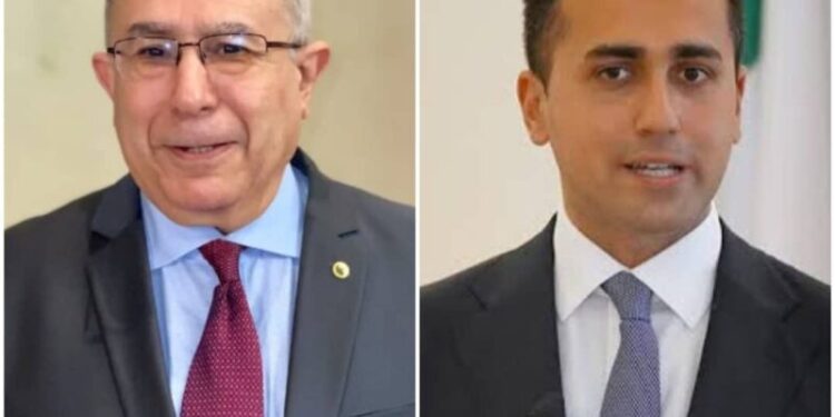 لعمامرة يتحادث مع نظيره الإيطالي