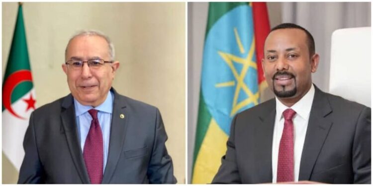 لعمامرة يلتقي الوزير الأول الإثيوبي