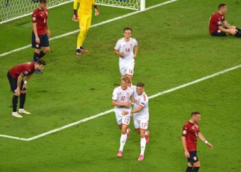 منتخب الدنمارك ثالث المتأهلين للمربع الذهبي من يورو 2021