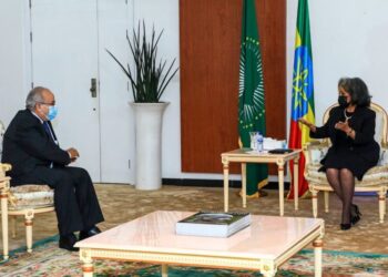 رئيسة إثيوبيا تستقبل لعمامرة