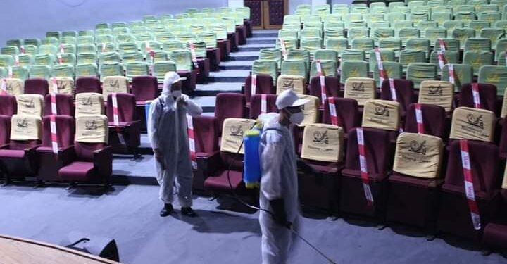 حملة لتعقيم هياكل ثقافية وفنية بالولايات