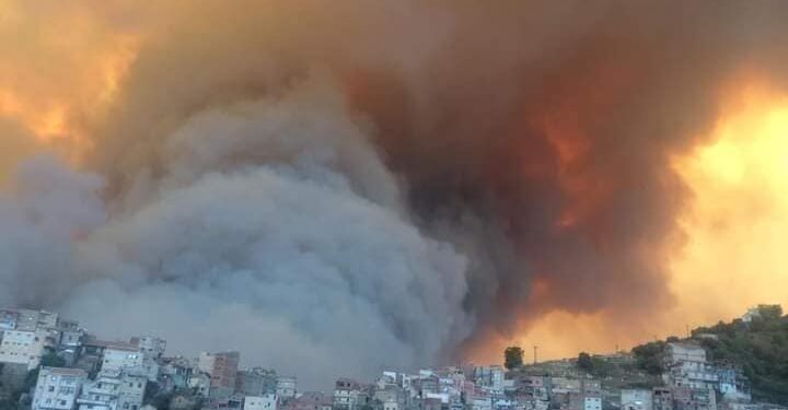 خارطة الحرائق