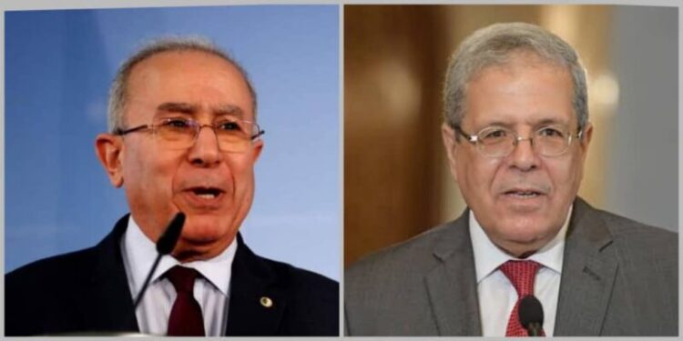 لعمامرة يتباحث مع نظيره التونسي