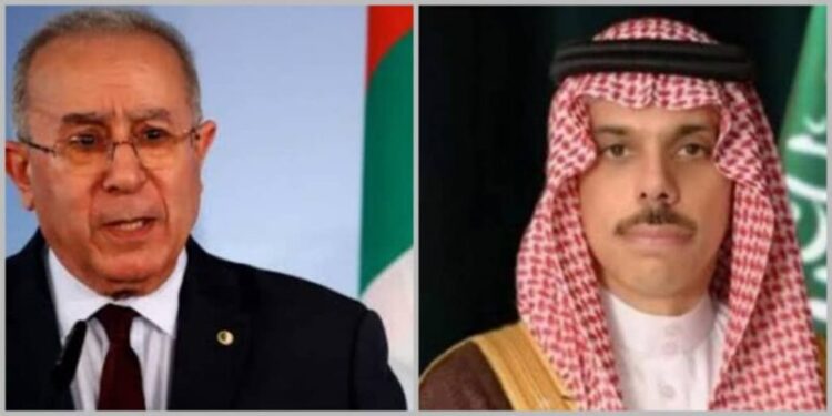 لعمامرة يتباحث مع نظيره السعودي