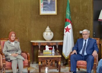 بوغالي يتباحث مع سفيرة تركيا لدى الجزائر