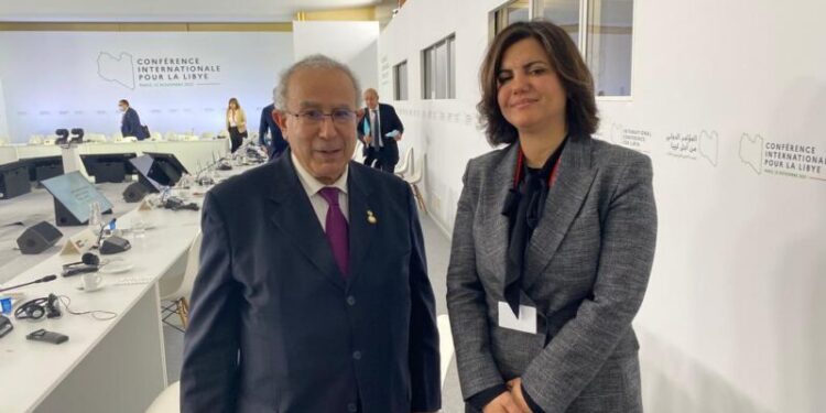 لعمامرة يلتقي وزيرة خارجية ليبيا
