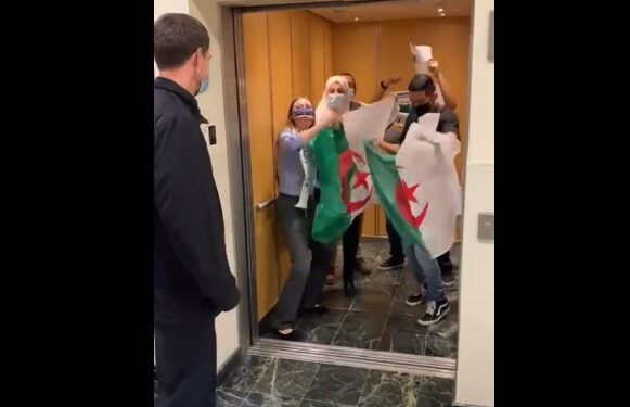 بالفيديو.. أمريكيون يشجعون “الخضر”