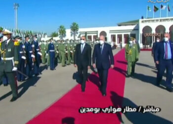 الرئيس تبون يودع نظيره الموريتاني