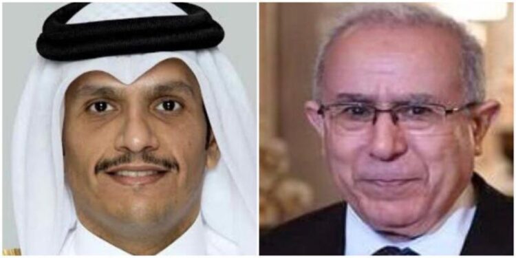 ما دار بين لعمامرة ونظيره القطري