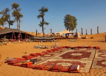 منطقة حرة للتخييم السياحي الصحراوي في الوادي