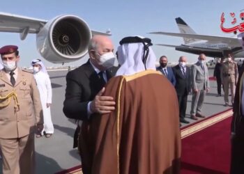 مغادرة رئيس الجمهورية العاصمة القطرية الدوحة متوجها إلى الكويت