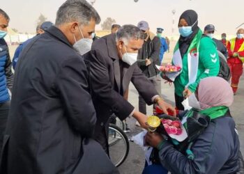 استقبال رسمي لبطلات إفريقيا لكرة السلة على الكراسي في ورقلة