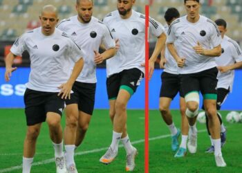 بالصور.. آخر حصة تدريبية ل”الخضر” قبل مواجهة الكاميرون
