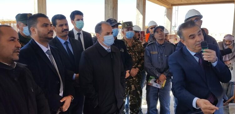 تعليمات والي تندوف بشأن مشروع المركزين الحدوديين الجزائري الموريتاني