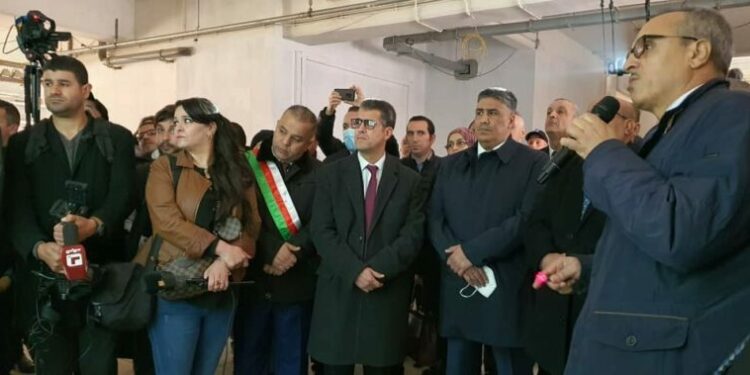 بلعريبي يقف على حالة ملعب تيزي وزو