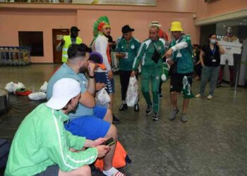 أنصار المنتخب الوطني يصنعون الحدث في الكاميرون