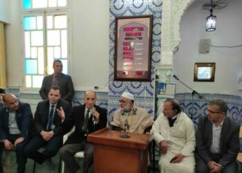 بالفيديو.. لقاء صلح داخل مسجد الهداية بامشدالة