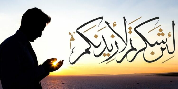 الشكر فضيلة أيضا..