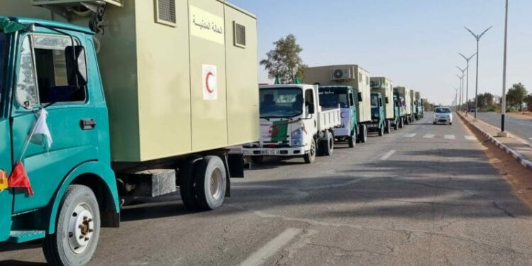 قافلتان طبية وتضامنية لفائدة أدرار وتيميمون