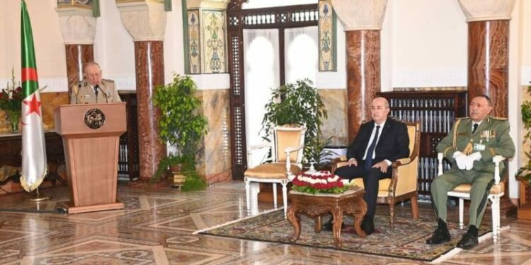 الفريق الأول السعيد شنقريحة: حفل تقليد الرتب سنة حميدة