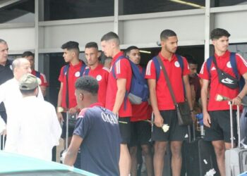صور.. وصول منتخب أقل من 20 سنة إلى السعودية