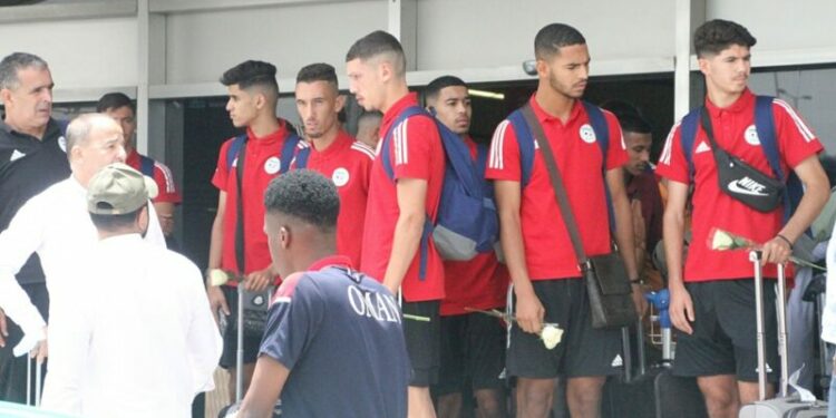 صور.. وصول منتخب أقل من 20 سنة إلى السعودية