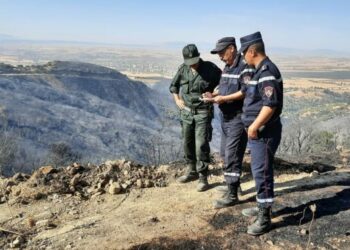 حصيلة حريق اغيل أمنشار بالبويرة
